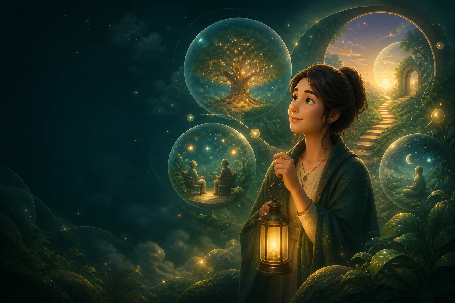 INFJ personality illustration